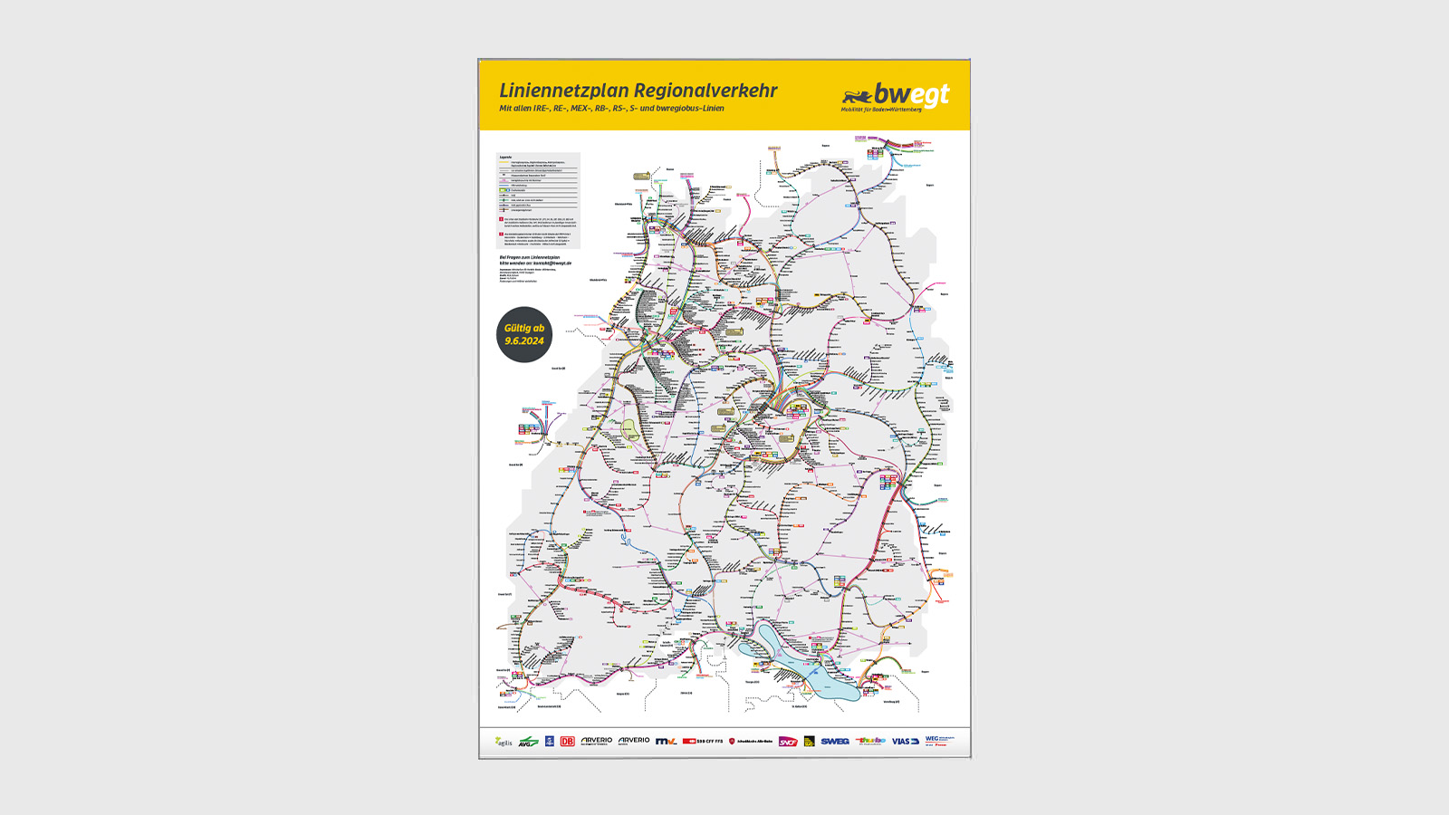 Liniennetzplan Regionalverkehr