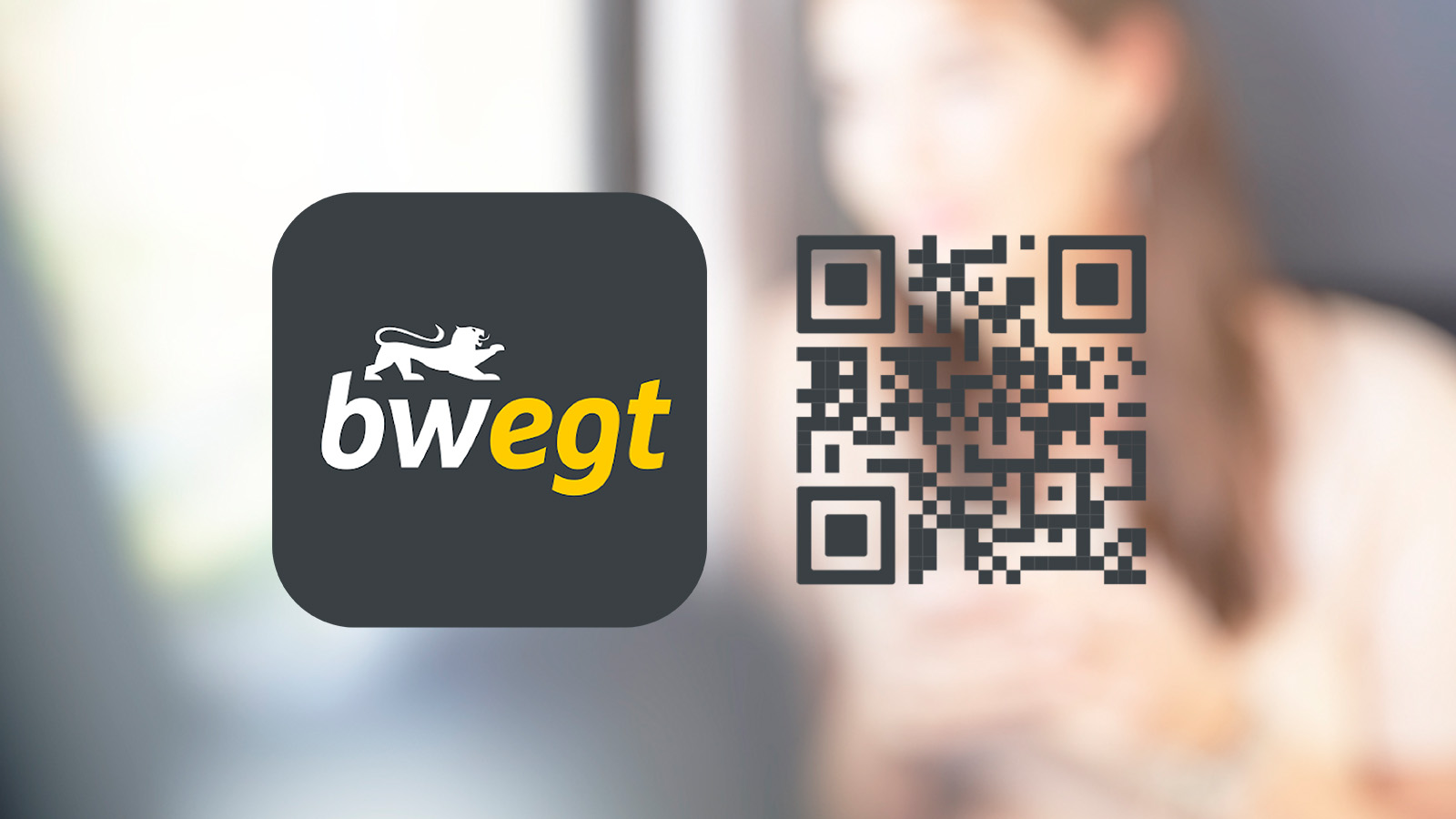 Logo und QR-Code bwegt-App