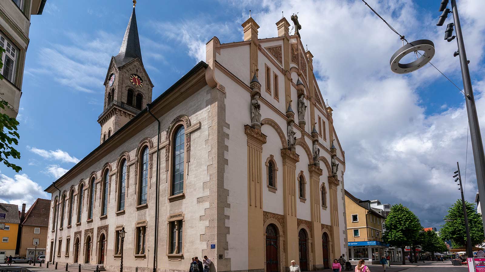 Die evangelische Stadtkirche in Tuttlingen 