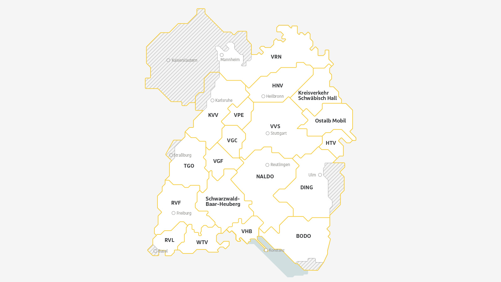 Verkehrsverbünde in Baden-Württemberg